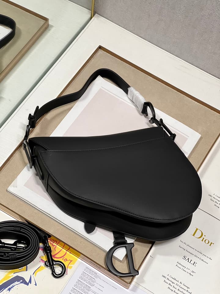 Dior Saddle Bag – Matte Black