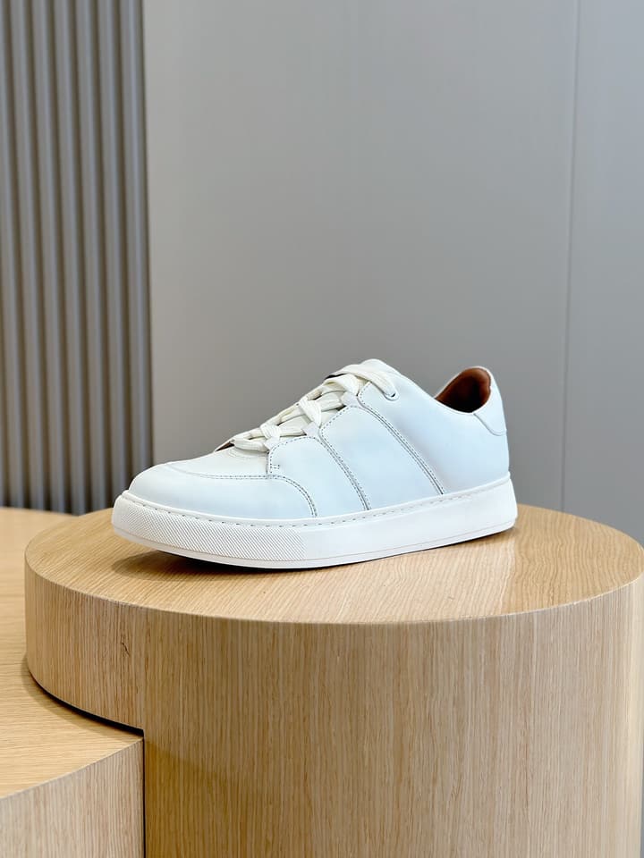 Zegna Tiziano Couture Sneakers in Black With Matching Laces