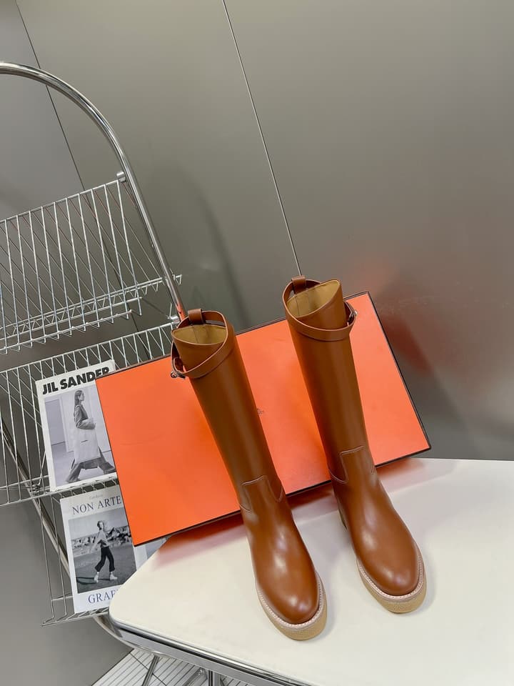 Hermès Kelly Riding Boots in Black
