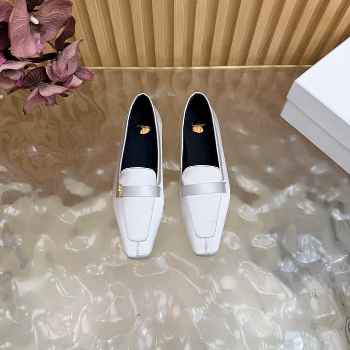 Saint Laurent Silk Chain Mules – Spring/Summer Collection – 26S in Beige