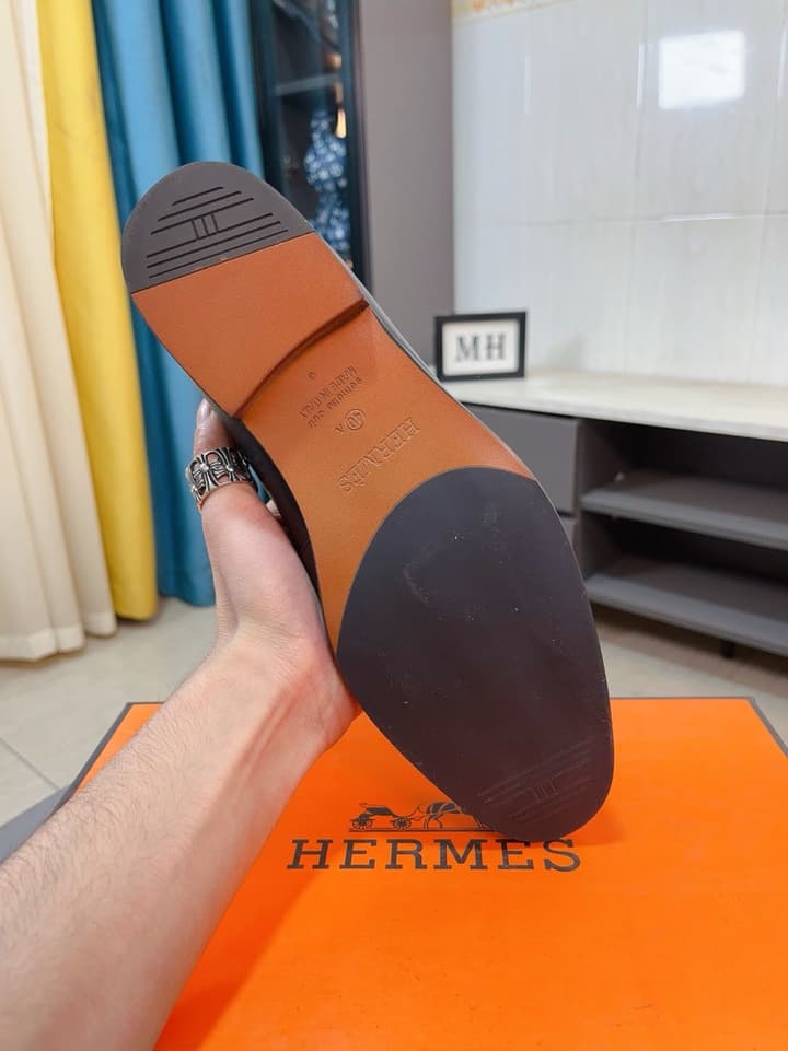 Hermès Business Leather Loafers