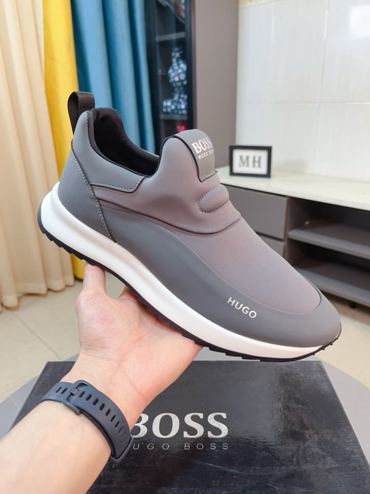 Boss Classic Suede and Waterproof Casual Sneakers