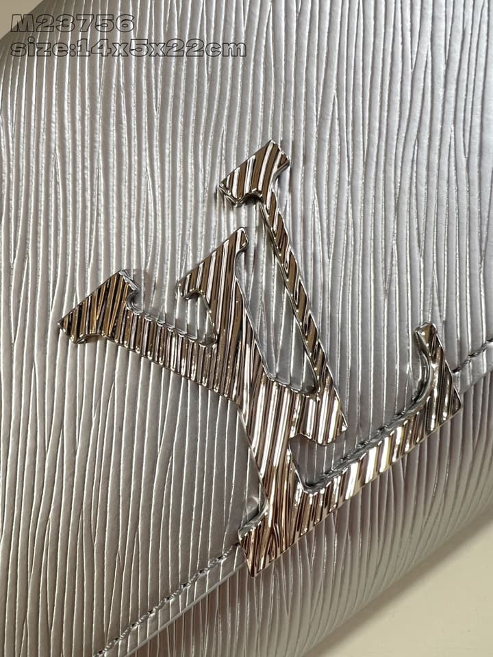 Louis Vuitton Pochette Louise Chain Bag in Beige