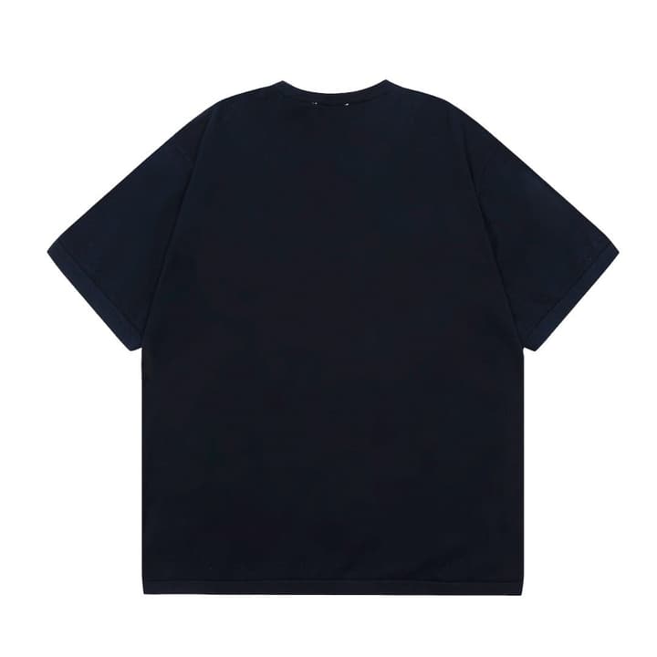 AMI Paris Classic Heart Embroidered Knit Short Sleeve – 2025SS in Black