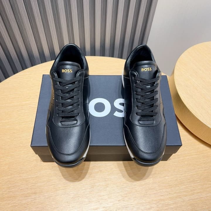 Boss Classic Driving Shoes in Black