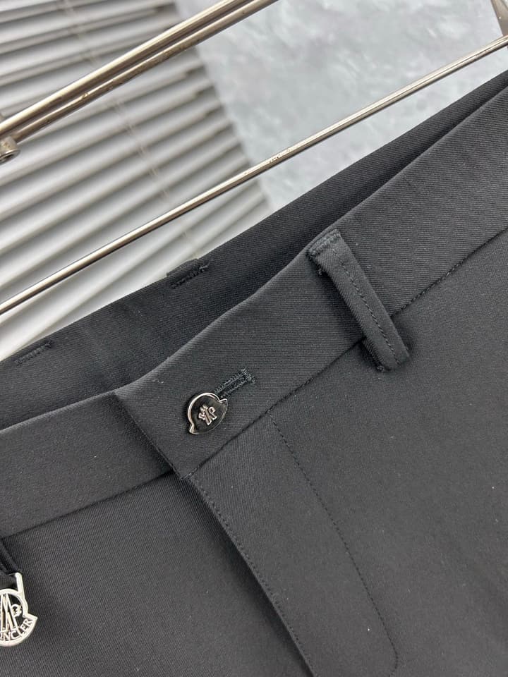 Moncler Custom Casual Trousers – 2025SS in Classic Dark Grey