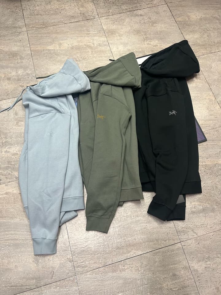 Arc'teryx Emblem Fleece Hoodie in Classic Black
