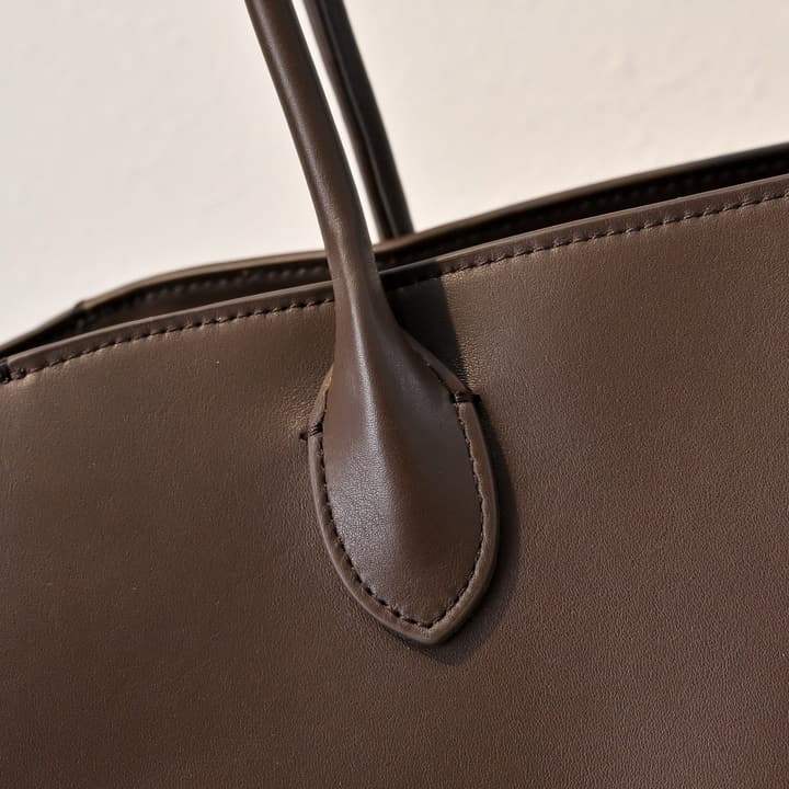 The Row Marlo Tote – 2025 Collection in Classic Black
