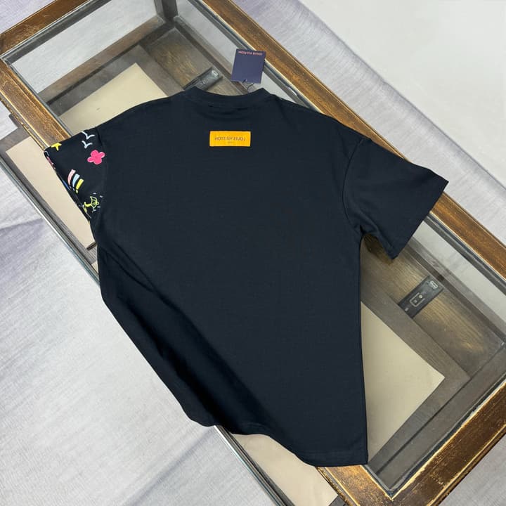 Louis Vuitton Oversized Round Neck T-Shirt – Summer Collection – 26SS in White
