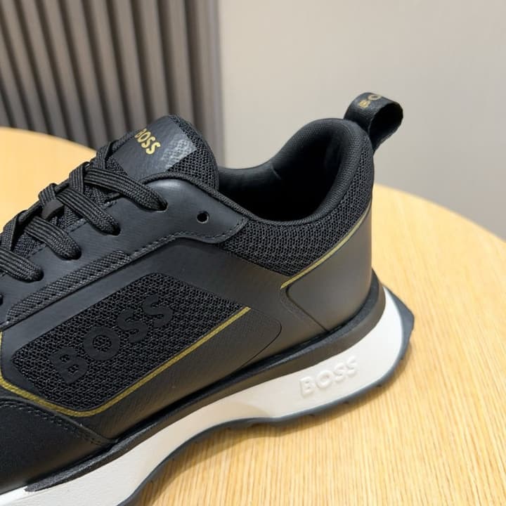 Boss Men's Luxury Sport Sneakers in Black