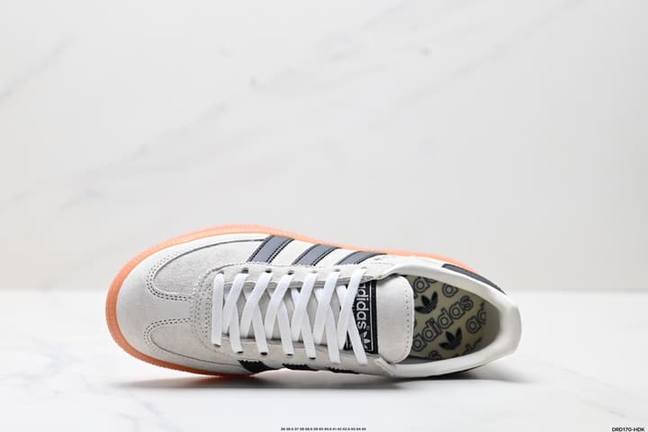 Adidas Handball Spezial Retro Suede Sneakers in Burgundy White Stripes