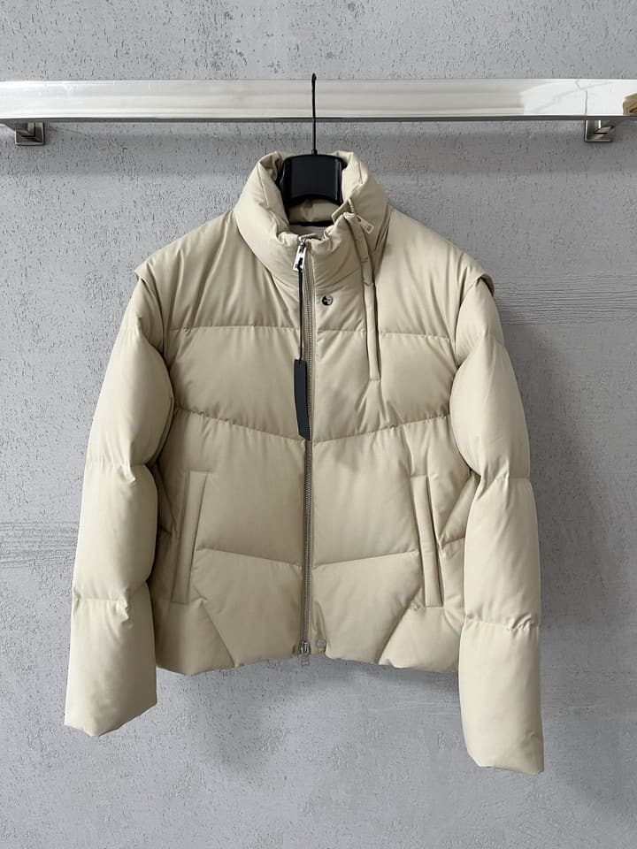 Fendi European Limited Edition Down Jacket in Cream White