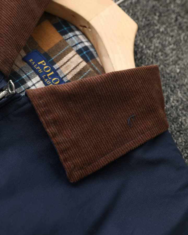 Ralph Lauren Campus Collared Jacket in Blue