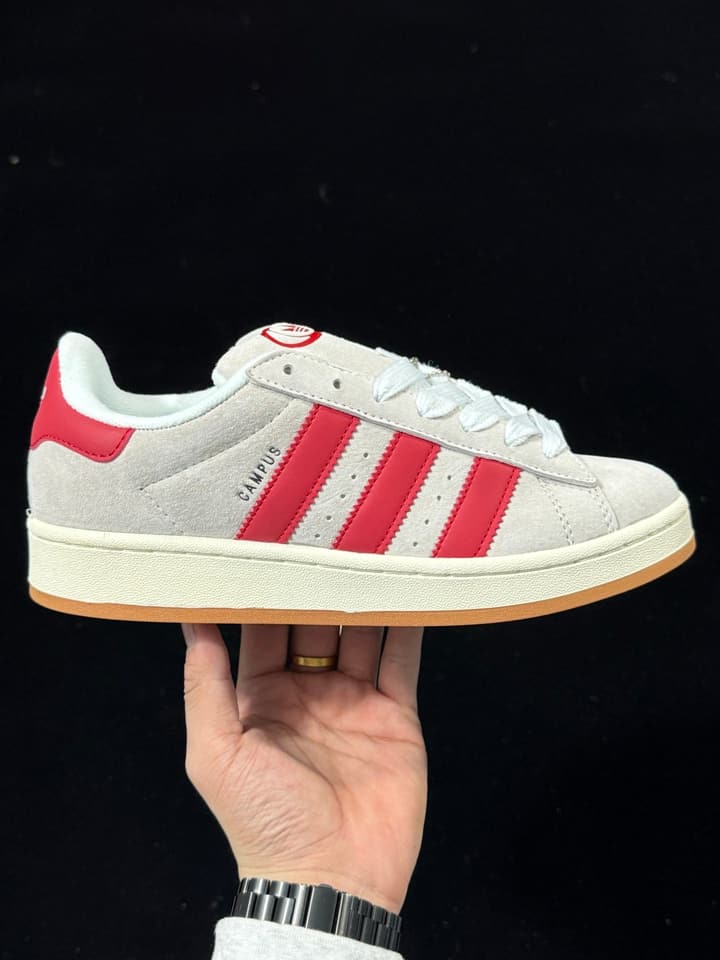 Adidas Originals Campus 00s Low-Top Sneakers in Black & White