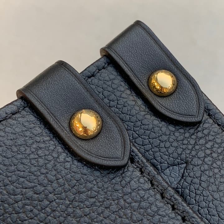 Louis Vuitton Onthego Tote Bag in Black Embossed Monogram