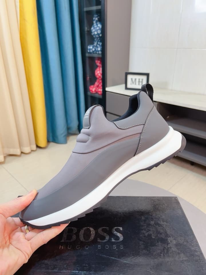 Boss Classic Suede and Waterproof Casual Sneakers