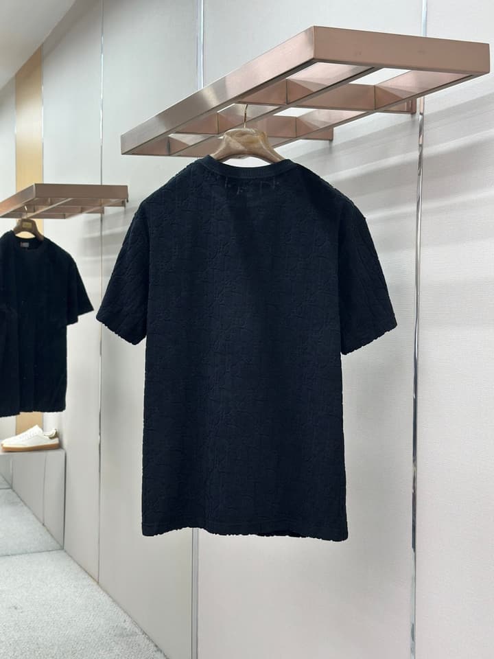 Dior Oblique Jacquard Loose Fit T-Shirt in Black