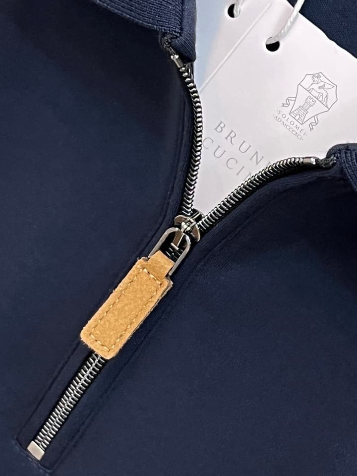 Brunello Cucinelli Embroidered Logo Polo Shirt – Spring/Summer Collection – 2026SS in Dark Brown