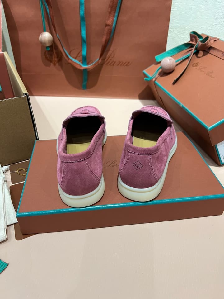 Loro Piana My Charms Suede Mules