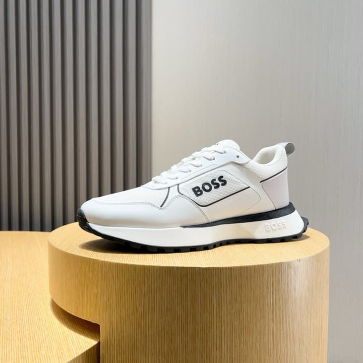 Boss Men's Luxury Sport Sneakers in Black