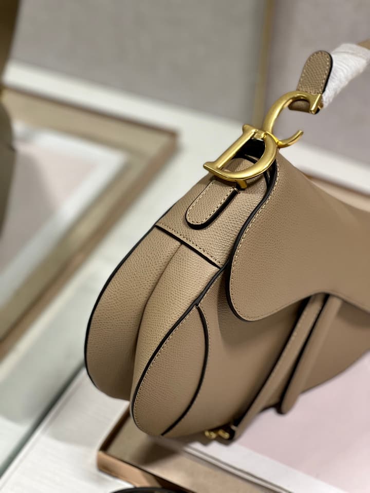 Dior Classic Saddle Bag in Apricot
