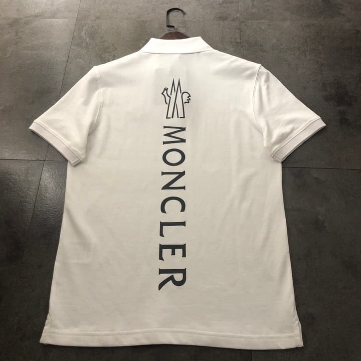 Moncler Classic Logo Back Print Polo Shirt – 2026SS in Black