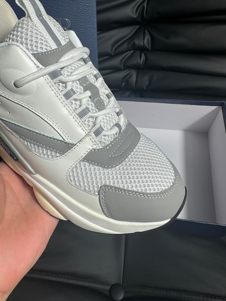 Dior B22 Calfskin Sneakers in Black