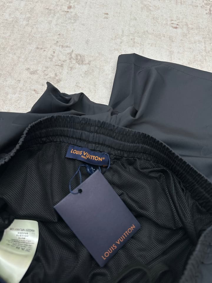 Louis Vuitton Damier Embossed Swim Trunks – 26SS in Black