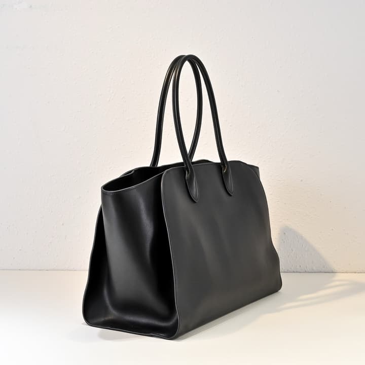 The Row Marlo Tote – 2025 Collection in Classic Black