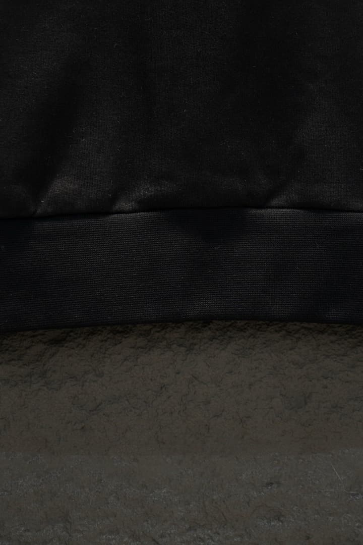 Prada Oversize Heavyweight Embroidered Sweatshirt in Black Crewneck