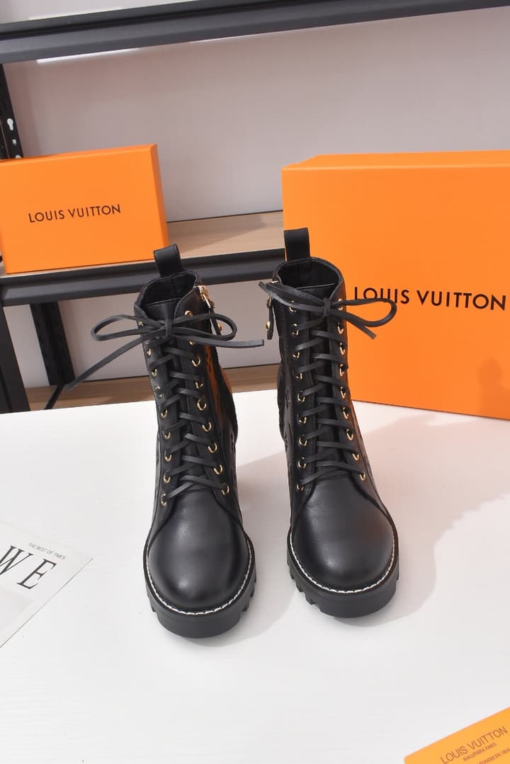 Louis Vuitton Classic High-Heeled Martin Boots