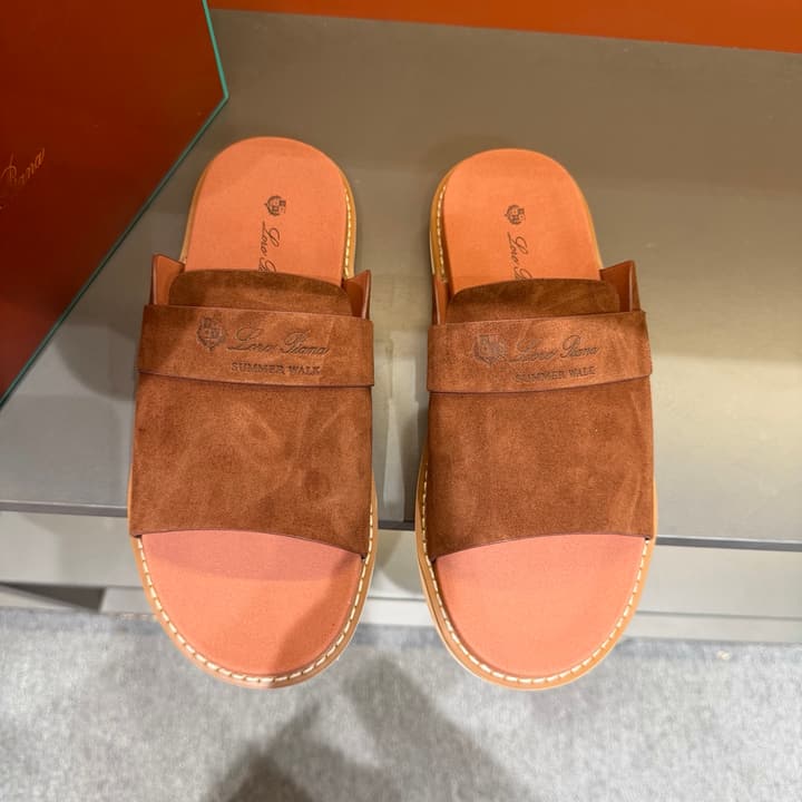 Loro Piana Summer Walk Crisscross Mules