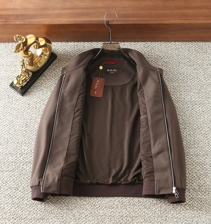 Loro Piana Men's Functional Pilot Bomber Jacket – 2025FW in Beige