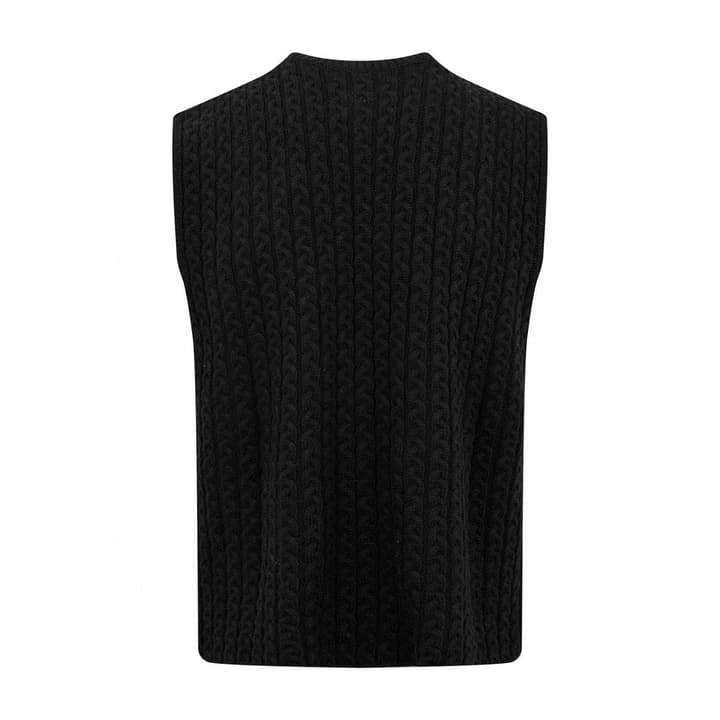 Loewe Anagram Braided Knit Sweater Vest in Apricot