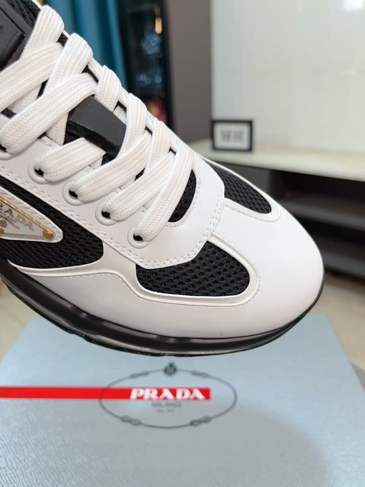 Prada Men's Air Cushion Mesh Sneakers
