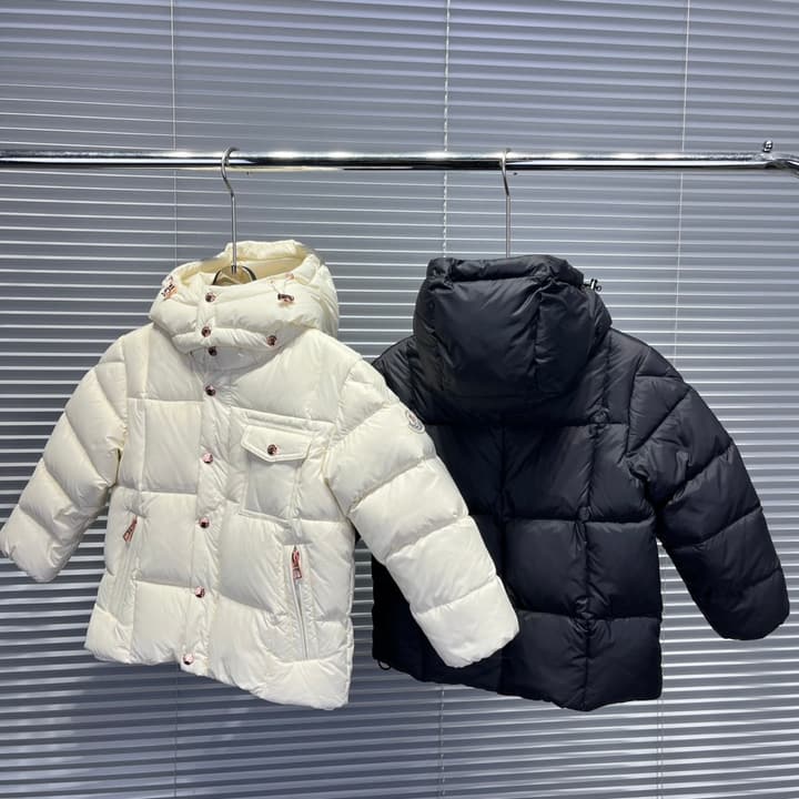 Moncler Detachable Hood Puffer Jacket – 25 Collection – Kids Collection in Black Puffer Jacket