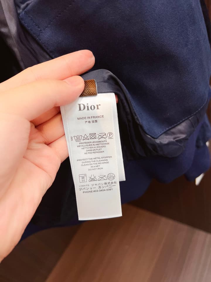 Dior Classic Men's Suede Bomber Jacket in Cognac Brown Suede Jacket