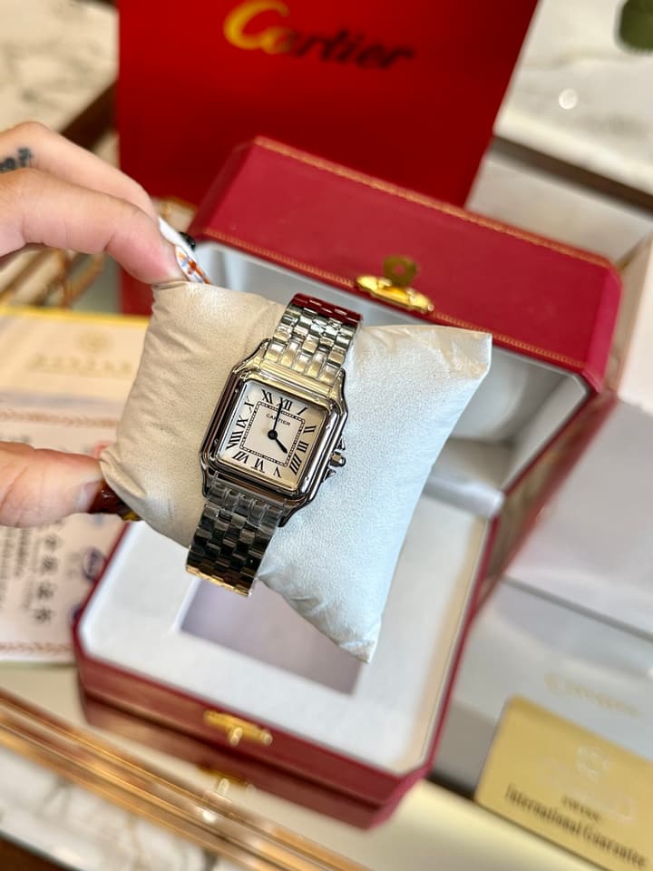 Cartier Panthère Ultra-Thin Steel Watch – 24x24mm