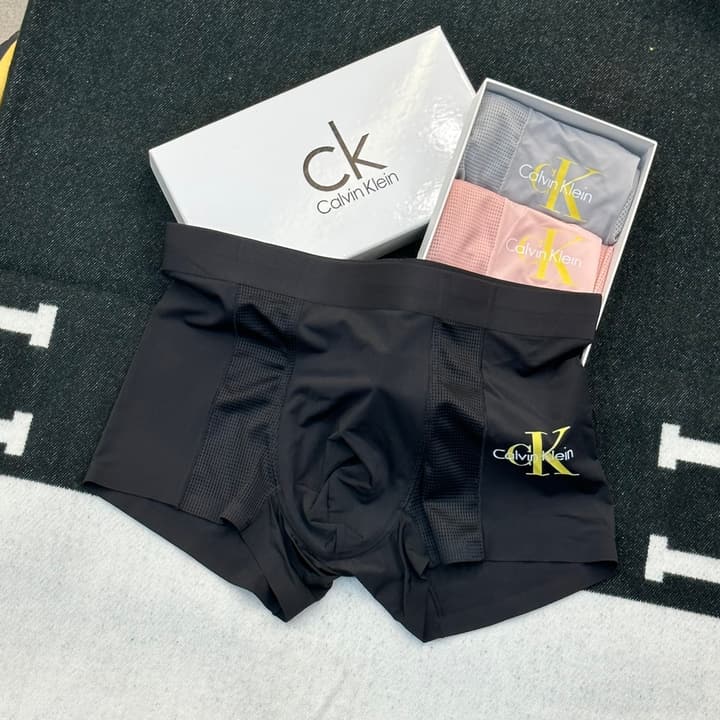 Calvin Klein Seamless Ice Silk Boxer Briefs Set