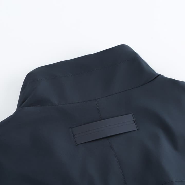Zegna Microfiber Reversible Brezza Vest in Dark Blue