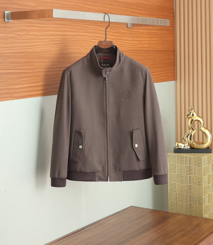 Loro Piana Men's Functional Pilot Bomber Jacket – 2025FW in Beige