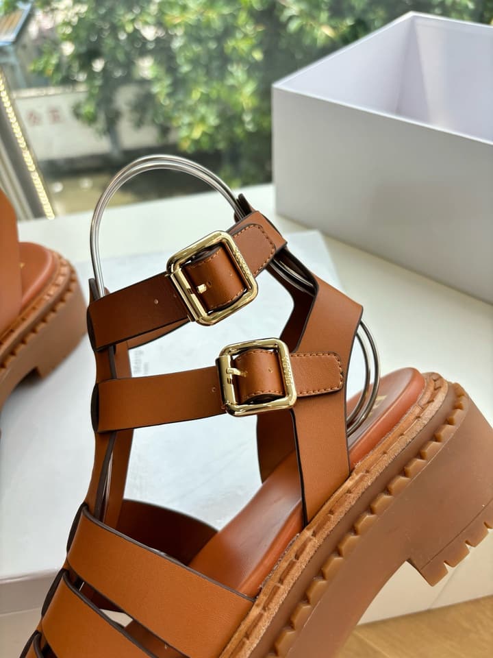 Prada 2025 Spring/Summer Cage Sandals in Black