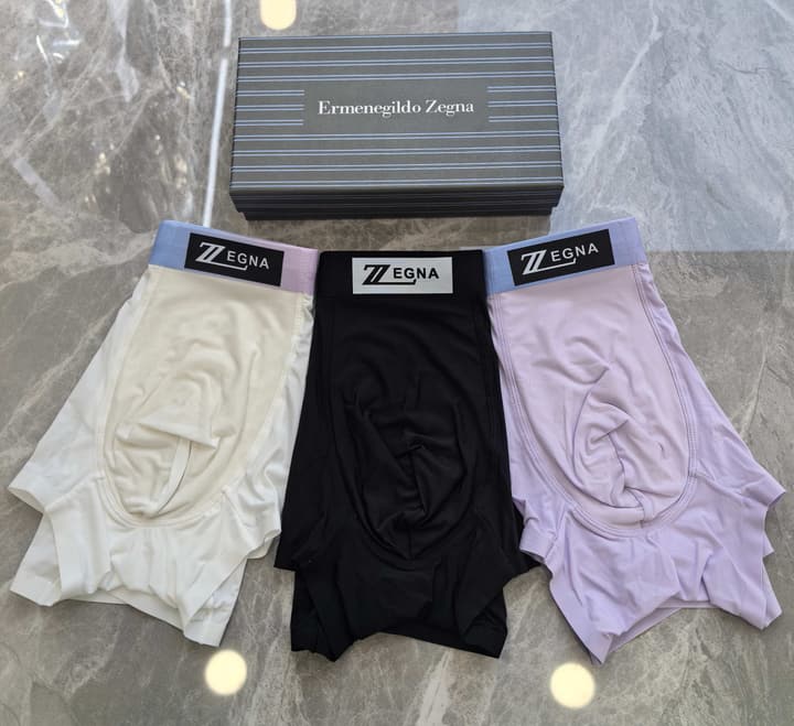 Zegna Seamless Ice Silk Underwear 3-Pack