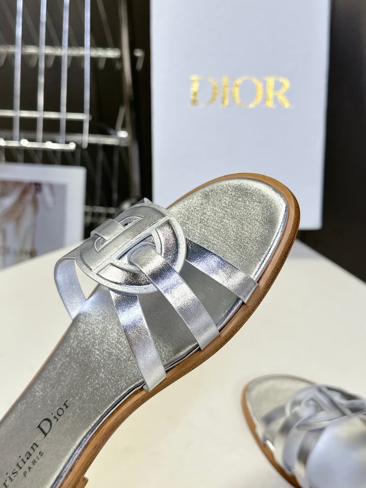 Dior CD Slides – 25SS in Black