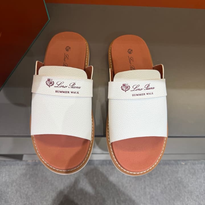 Loro Piana Summer Walk Crisscross Mules