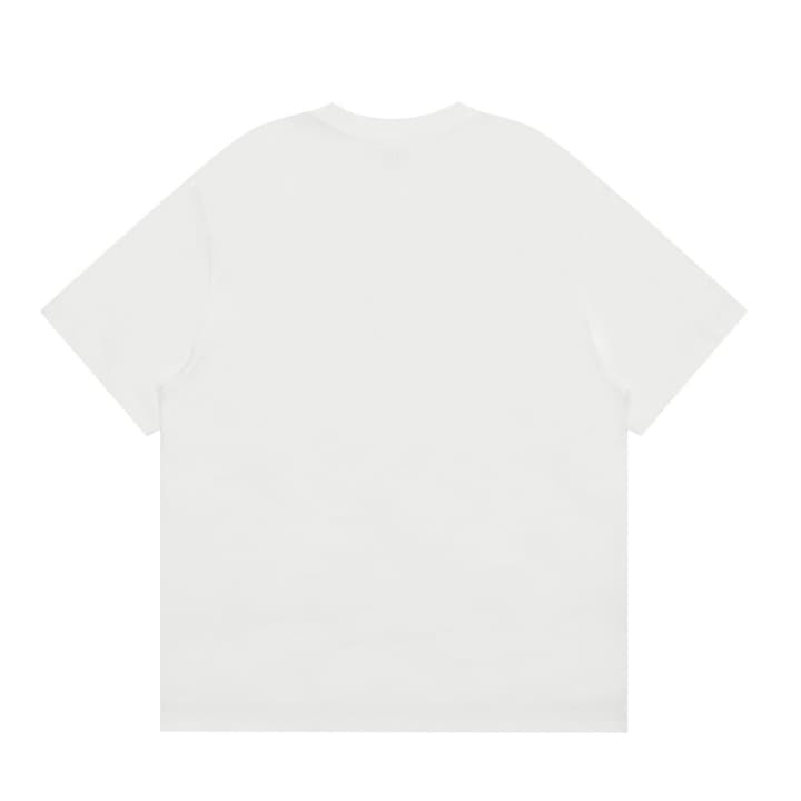 Ami Paris Classic Heart Embroidered T-Shirt – 2025SS in White With Black Logo