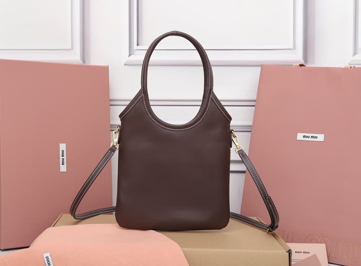 Miu Miu Mini Tote Bag in Black