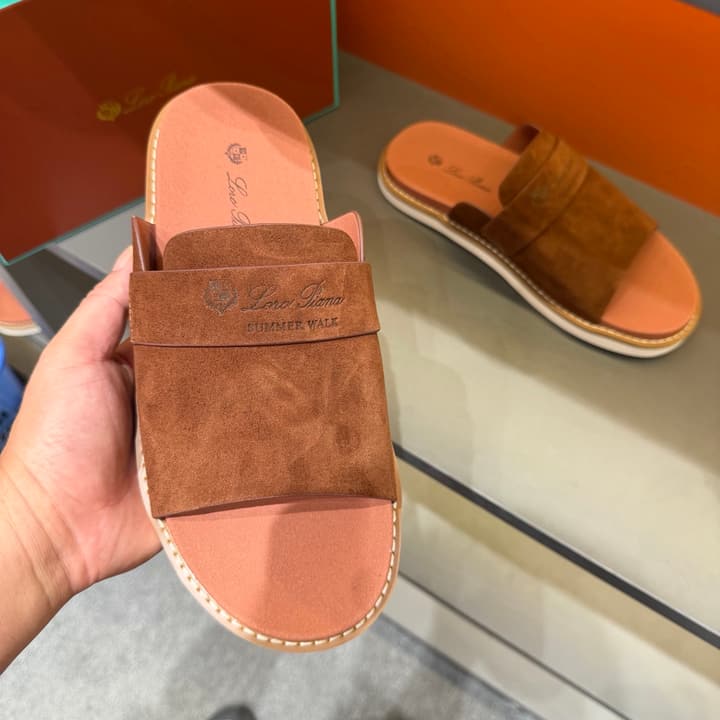 Loro Piana Summer Walk Crisscross Mules