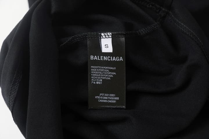 Balenciaga IB Logo Laser Reflective T-Shirt – 26SS in Black