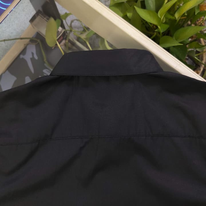 Louis Vuitton Classic Pocket Embroidered Long Sleeve Shirt – 2025 Collection in Classic Black